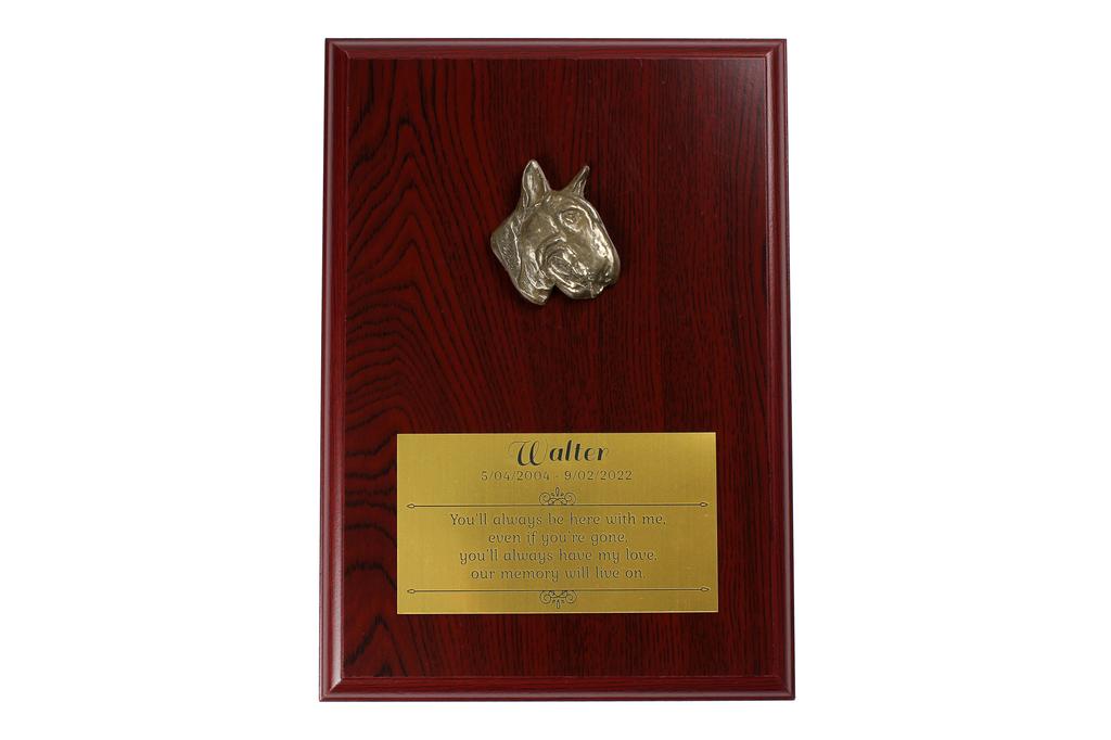 Bull Terrier, Bully – Bas-relief of a dog, small decoration | Art-Dog