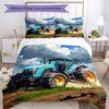 3pcs Truck Bedding Set Duvet Cover Closure Includes 1 Duvet Cover & 2 Pillowcases, Soft and Comfortable for All Seasons.
