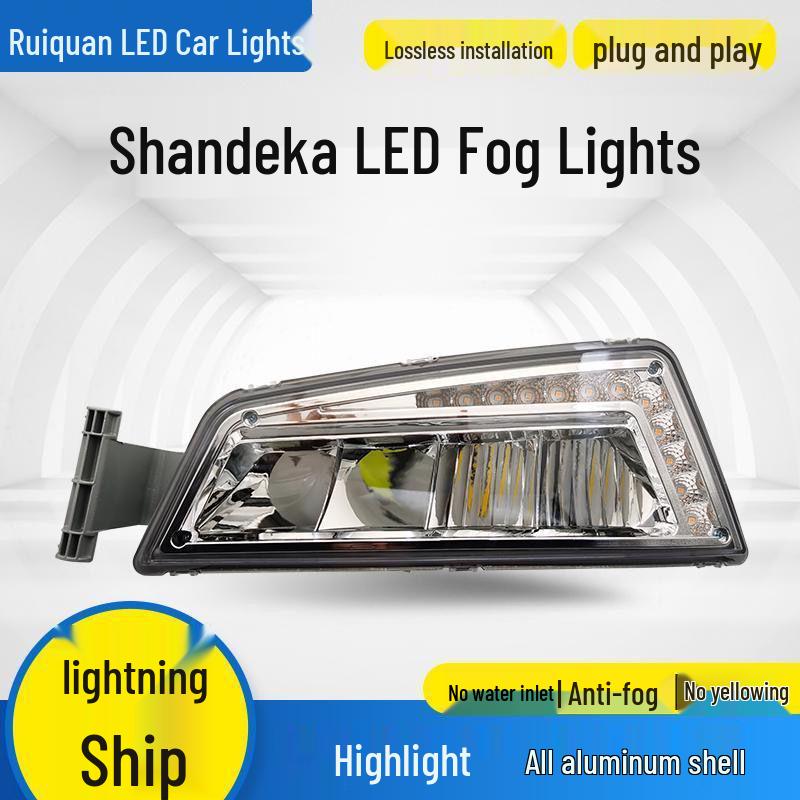 All-LED Super Bright Headlight Assembly with Dual-Lens for SITRAK G7/C7/C7H/C5H Standard