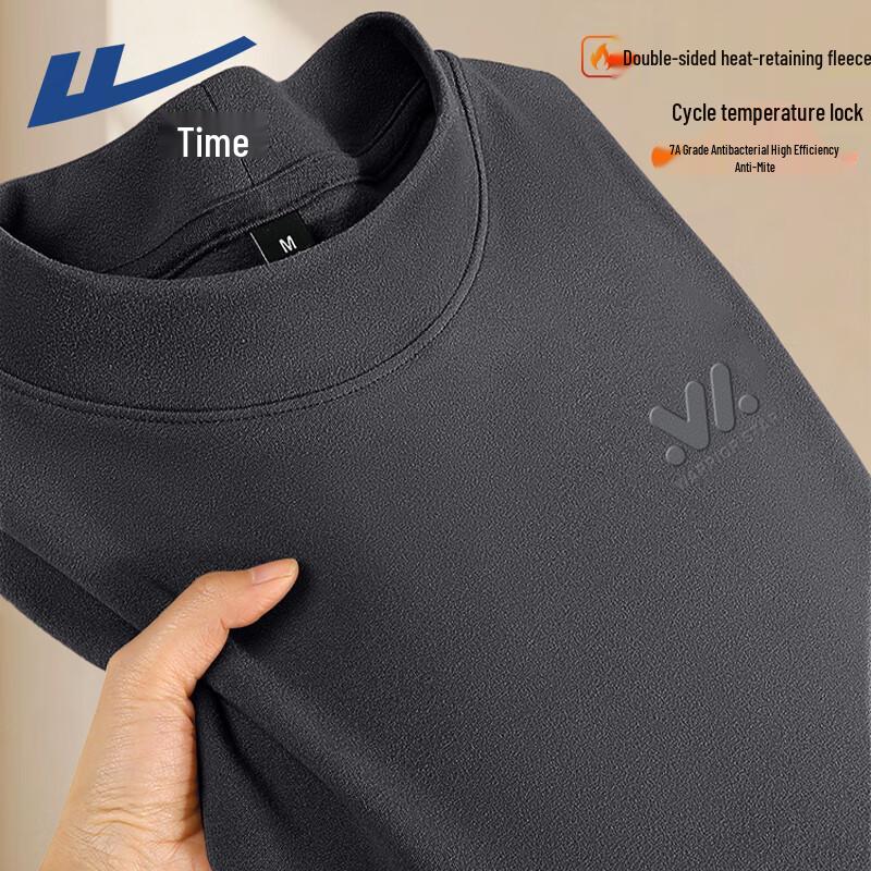 Warrior Men s Fleece-Lined Mock Neck Thermal T-Shirt 5XL
