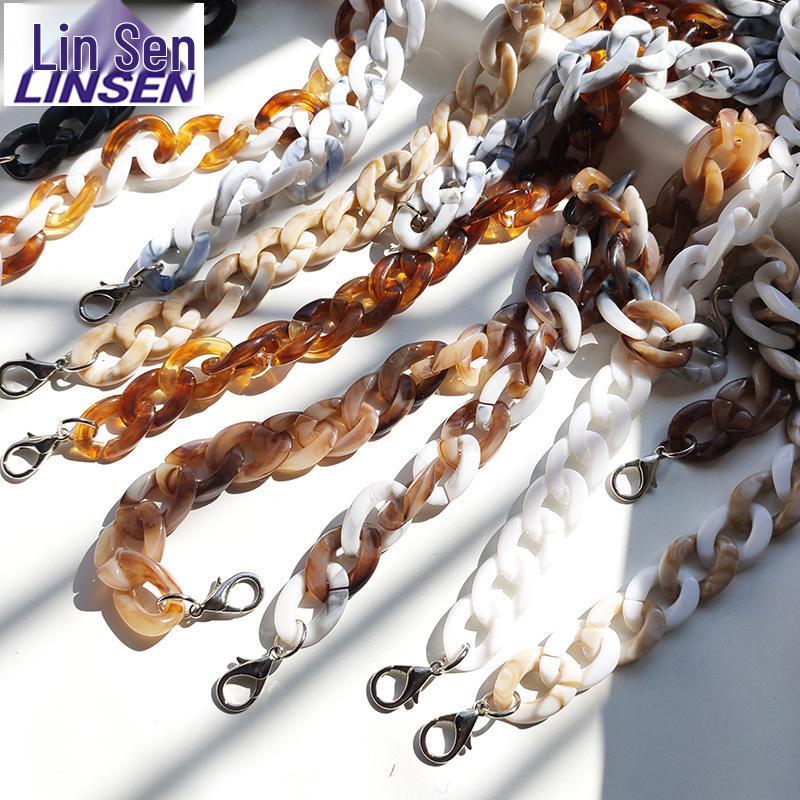 Acrylic Resin Chain Strap for Vintage Shoulder Handbags
