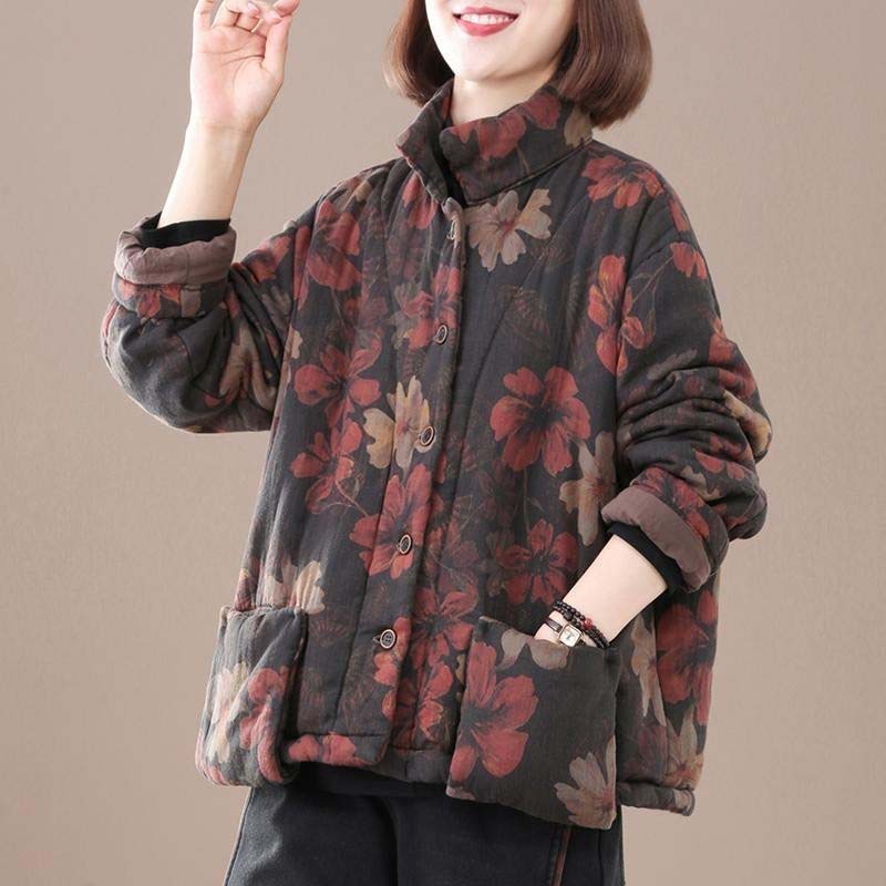 Kabát pro ženy Zesílený Podzim Zima Větruodolný Nadměrný Vodotěsný Ležérní Bunda