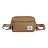 Spacious Zipper Pocket Adjustable Shoulder Strap Fabric Crossbody Bag Unisex Bags Brown FB9602-258