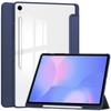 Tablet Case For Galaxy Tab S10FE+ 13.1 S10FE Plus X620 Tri-Fold Stackable Acrylic Pen Slot Case