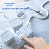 Deli 6-Outlet Power Strip with Individual Switches