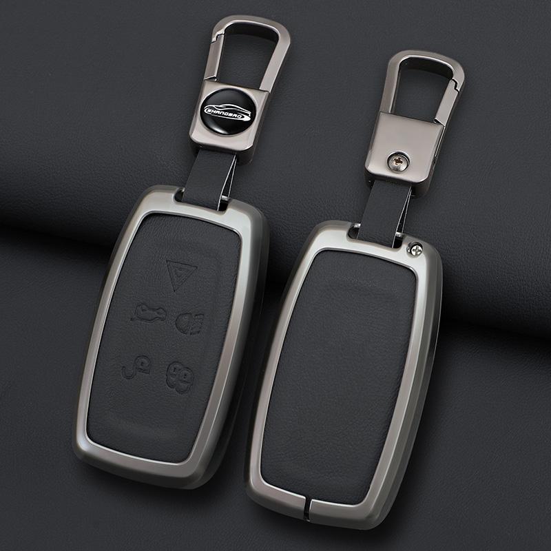 Interior Mouldings Car Key Case Cover For Land Rover Sport Freelander Discovery 4 Range Rover Sport LR4 2010 - 2012 Zinc Alloy L