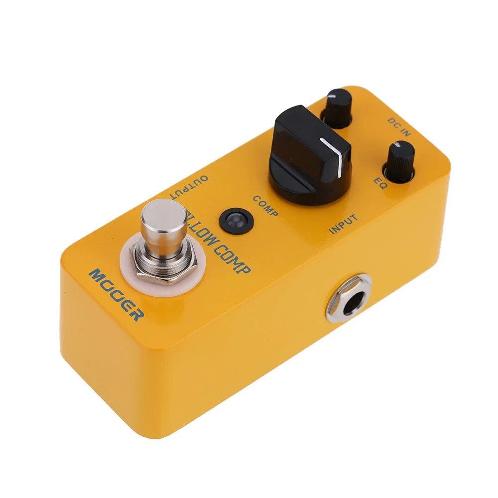 Mooer Yellow Comp Optical Compressor Effect Pedal Mini Guitar Pedal for Electric Guitar Full Metal Shell True Bypass Accessories