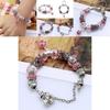 Fashion Crystal Bead Bracelet With Geometric Design For Women Gift