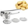 Stainless SteelPotato Machine for Potatos Fruit Vegetable Juicer PresserPotato Mashers Ricers Kitchen Cooking Tools Kitchengadg