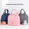 OEING Insulated Double-Layer Lunch Bag