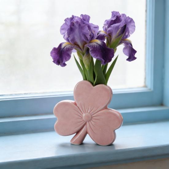 Ceramiczny Wazon na Kwiaty z Kokardą Nowoczesny Uchwyt na Kwiaty w Kształcie Kokardy Pojemnik Dekoracja Stołu do Domu i Biura Wazon na Dekoracyjne Rośliny Kwiatowe