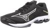 Wave Lightning Z7 Volleyball 2E Shoes, Club, Indoor, Wide, Lightweight, Indoor, Black/White, 27.5 Cm,
