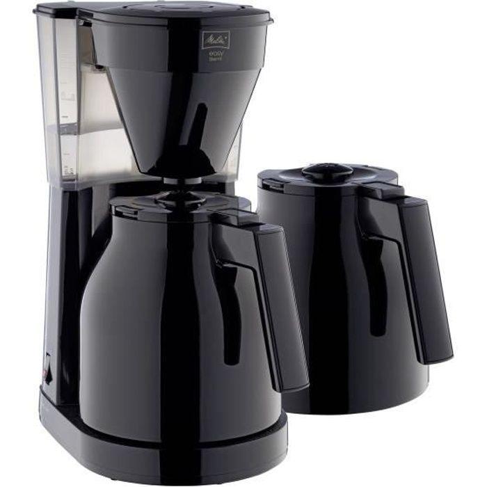 Cafetière filtre Easy Therm II MELITTA - 1050 W - 2ème verseuse - Noir