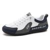 Men's Lightweight Breathable Slip-On Sneakers - Spring/Autumn Style, Color Block Design