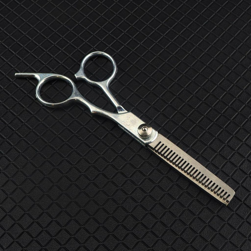 6.0-Inch Color Hairdressing Scissors Set: High Screw, Straight, Serrated, Thinning Scissors