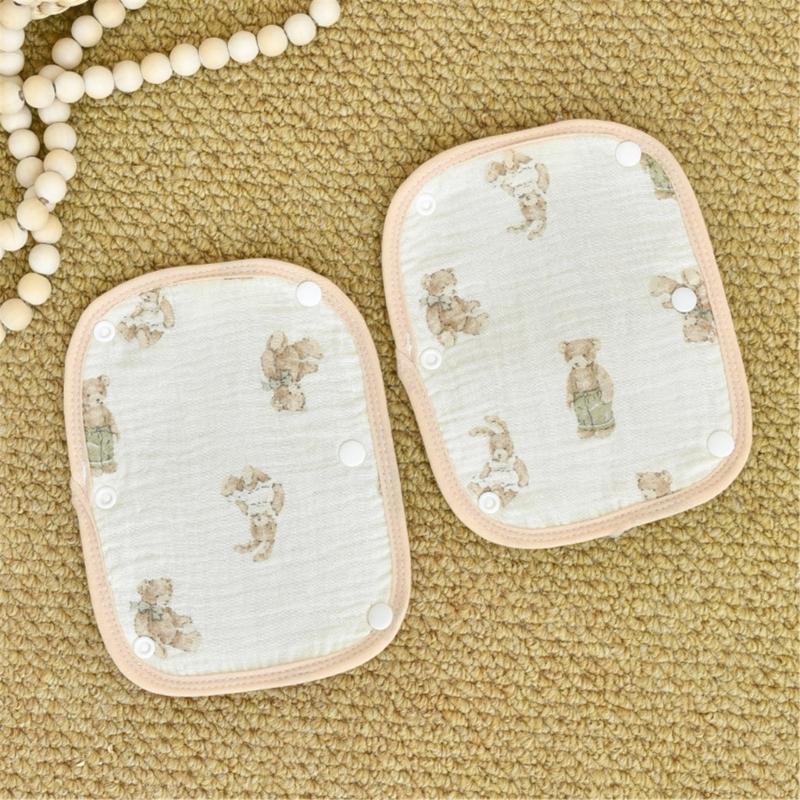 Soft Breathable Cotton Baby Strollers Accessories Set Easy To Install Baby Strollers Handle Cover Set for Safety & Comfort