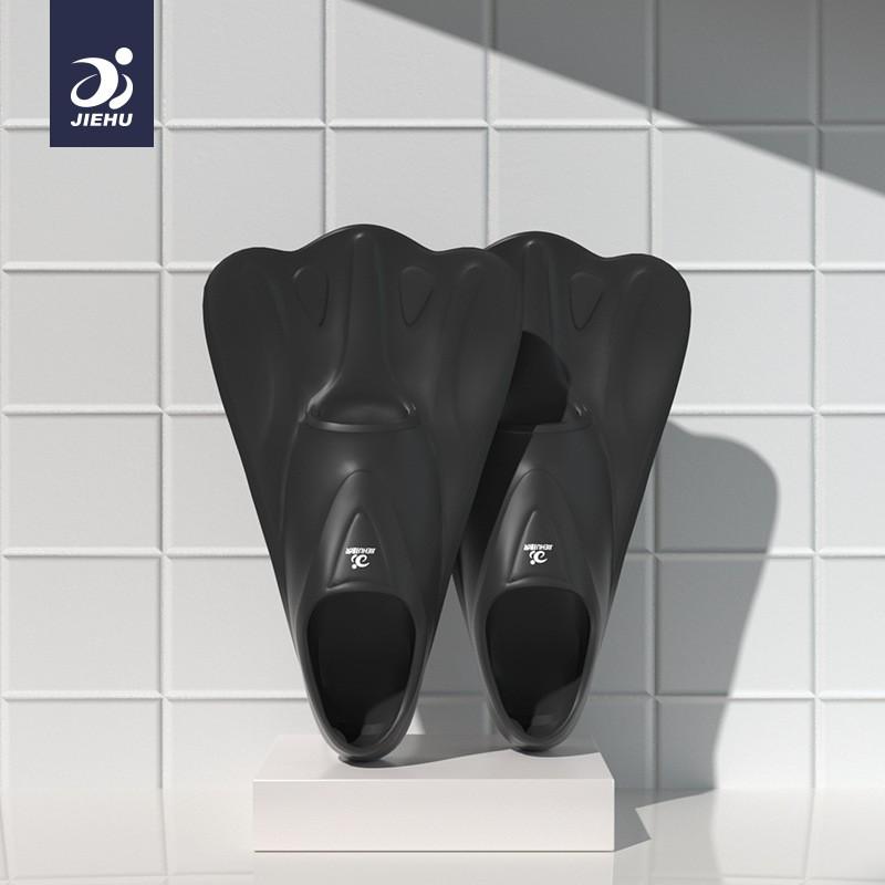 Silikon Schwimmflossen Freestyle Brustschwimmen Training Unisex Erwachsene Kinder Kurze Flosse Verstellbare Passform