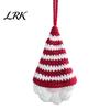 Woolen Hanging Holiday Gifts Hand Crochet Christmas Gnome Ornaments, Knitted Faceless Decorations, Handcrafted Party Supplies Yarn Elf Pendants