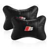 1/2Pcs Leather Car Interior Seat Headrest Neck Pillow Car Accessories For Audi C7 C6 C5 B5 B6 B7 B8 B9 D3 Q3 Q5 Q7 TT A1 A3 A4 A5