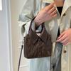 Pu Portable Shirt-Style Shoulder Bag Women  Versatile Crossbody Bags Zipper Handbag High Quality Tote Commuter Bags Gifts