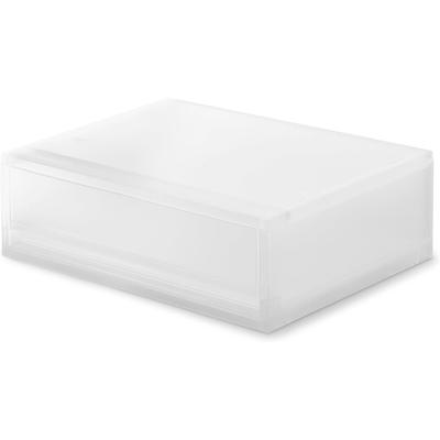 Polypropylene Small Item Storage Case Wide Medium - Stackable, Japan