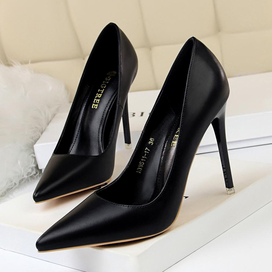Fashion 2025 Women 10.5cm High Heels Pumps Lady Wedding Bridal Scarpins Stripper Low Heels Plus Size Fetish Party Blue Pink Shoes