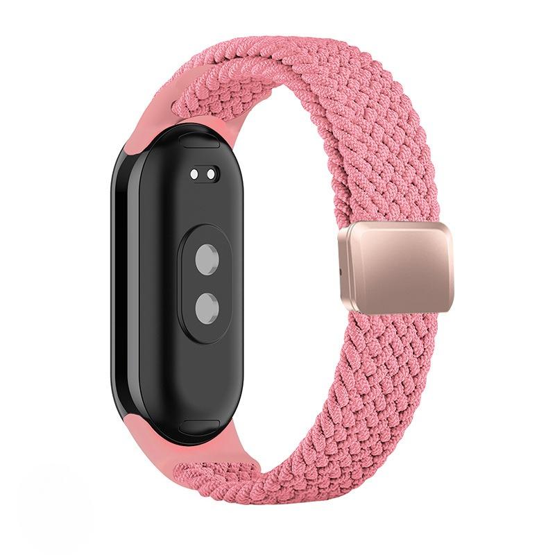 Плетеный нейлоновый ремешок для часов для Xiaomi Mi band 10, умного браслета, плетеный эластичный браслет, ремешок для часов Miband 8 9