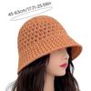 Summer Women Bucket Hat Hollow Out Thin Breathable Sun Hat Female Beach Cap Foldable Outdoor Japanese Lesure Fishierman Cap