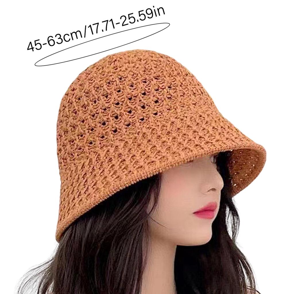 Summer Women Bucket Hat Hollow Out Thin Breathable Sun Hat Female Beach Cap Foldable Outdoor Japanese Lesure Fishierman Cap