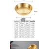304 Stainless Steel Asian Sauce Dishes Gold Dip Bowls Seasoning Serving Tray Spice Plates For Pickled Vegetables Fries Tableware