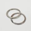 SUS304 stainless steel flat O-ring key ring keychain ring accessories