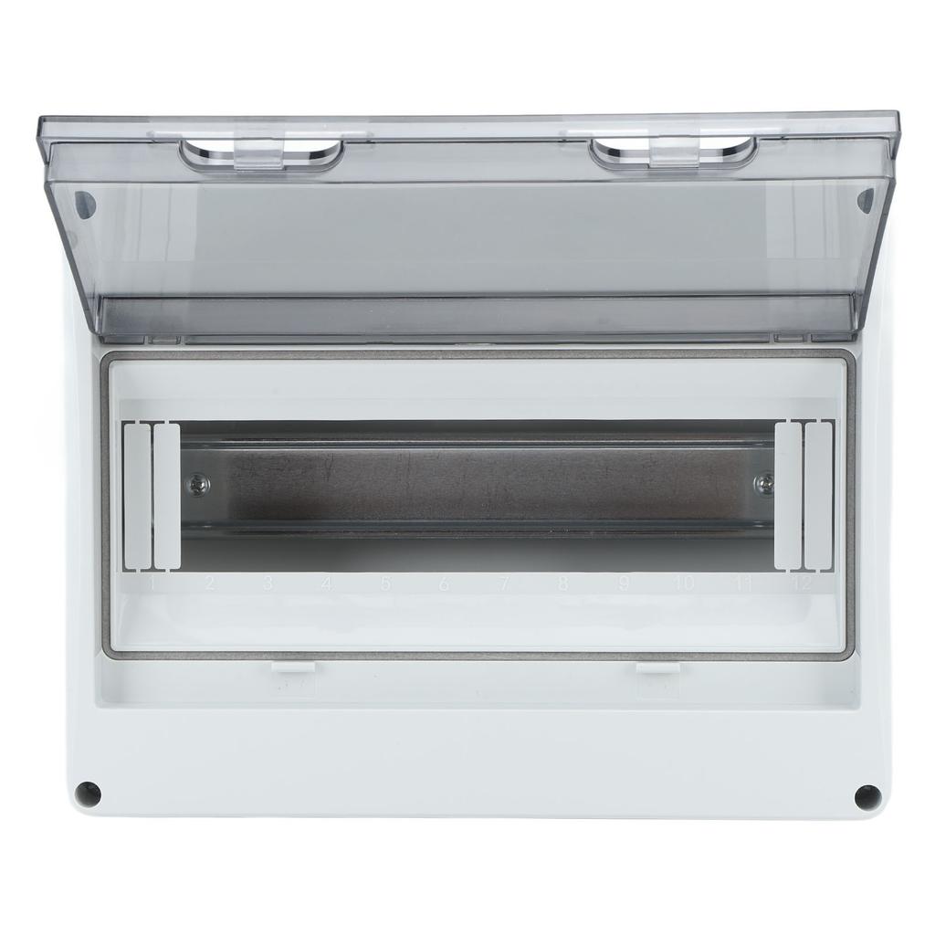 Automatinio jungiklio dėžė, montuojama ant paviršiaus, vandeniui atspari, 12 vietų, buitinė, lauko, paskirstymo jungiamoji dėžė