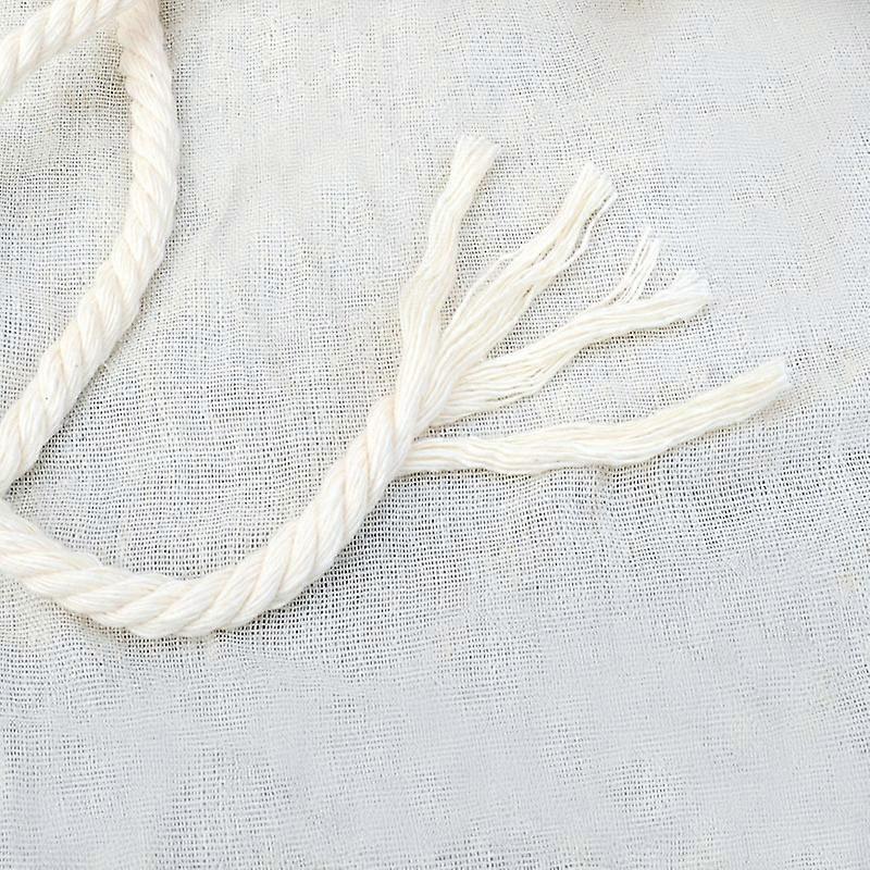 3mm Macrame Cord, 40inch Thick Cotton Macrame Rope for Wall Hanging Planters Hangers Knitting Macrame Home DIY