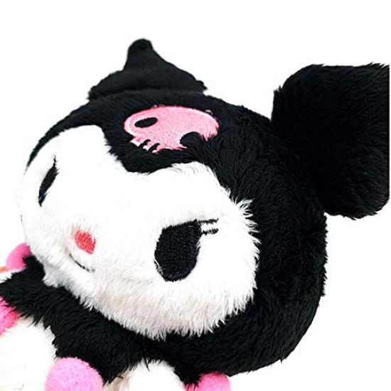Nakajima Corporation Sanrio Fluffy Plush Kuromi Mascot 147950-20