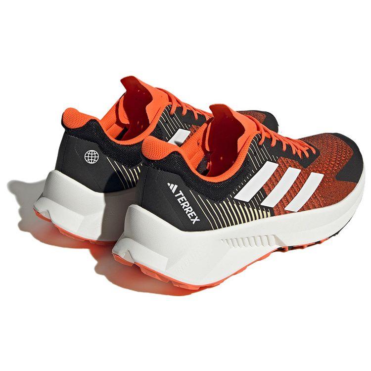 Adidas Terrex Soulstride Trail Flow Round Toe Lace-Up Fabric Shock Absorption Slip-Resistant Wear-Resistant Low-Top Trail Running Shoes HP5564