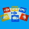 6PCS Hollow Out Painting Template Washable Reusable Plastic Graffiti Ruler DIY Paint Tool Creative Craft Drawing Accessories ZYF