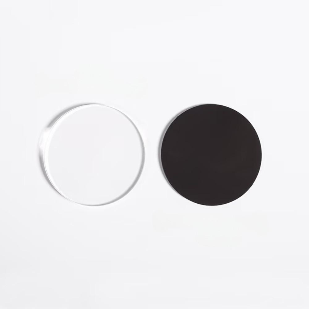 5pcs High Transparency Refrigerator Sticker Round Acrylic Photo Magnet  Home Decoration