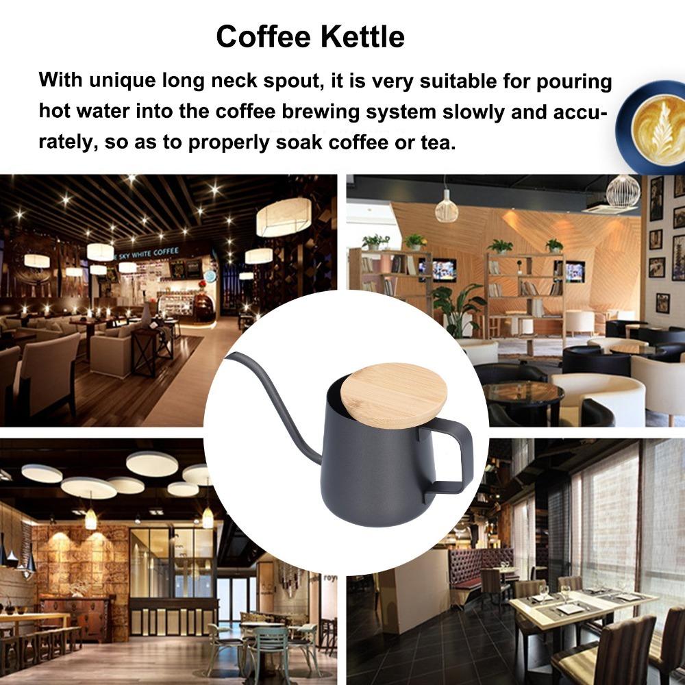 350ml Capacity Coffee Kettle Stainless Steel Pour Over Kettle Pour Over Pot  Coffee Making