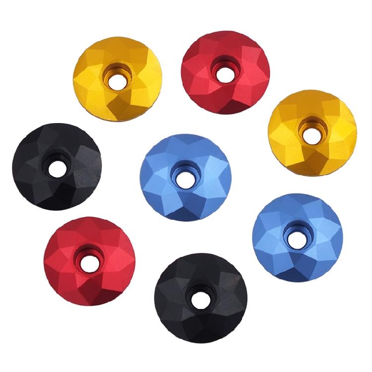 Aluminum alloys Upper Bowl Cover Stem Headsets Space with Stem Top Aluminum Headsets Cover Bike Stem Cover with Screws