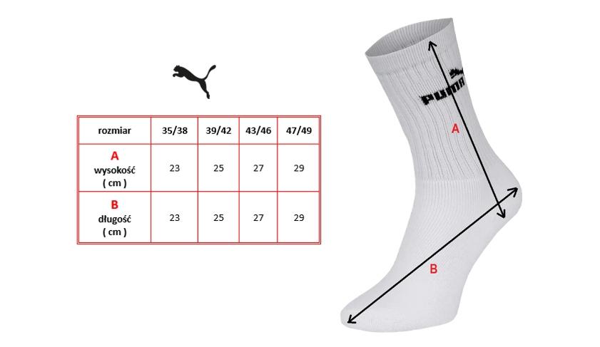 Y8616 Puma Socks 883296 Multicolor Size 35-38