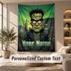Tapestry Custom Name Text, Wall Hanging Tapestry Home Room DecorFrankenstein's Monster