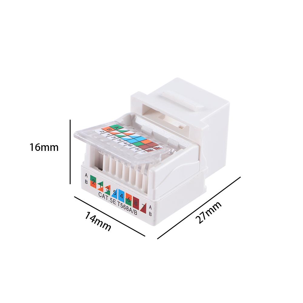 UTP Computer Outlet Cable Adapter RJ45 Connector Ethernet Cable Information Socket Network Module