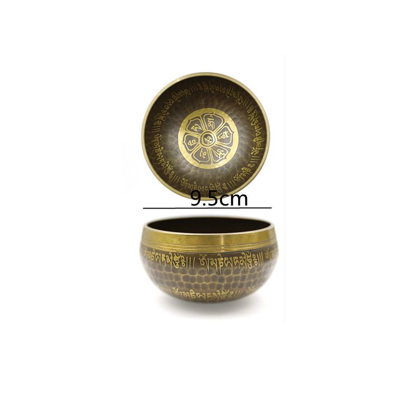 Nepalese Handmade Buddha Sound Bowl Tibetan Singing Bowls Yoga Meditation Musical Instrument Therapy Copper Bowls Tibetan Bowl
