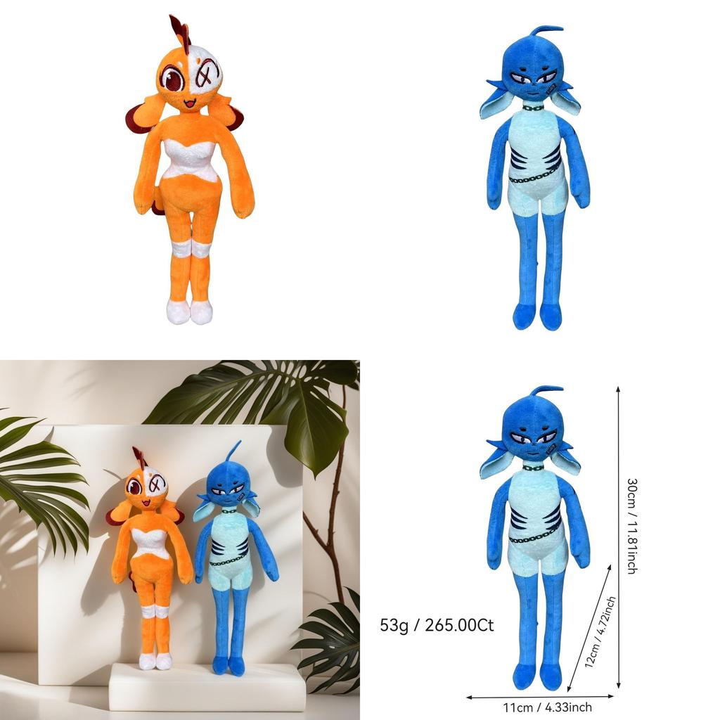 Plush Clownfish Toy With Soft Crystal Fiber Filling For Kids And Collectors