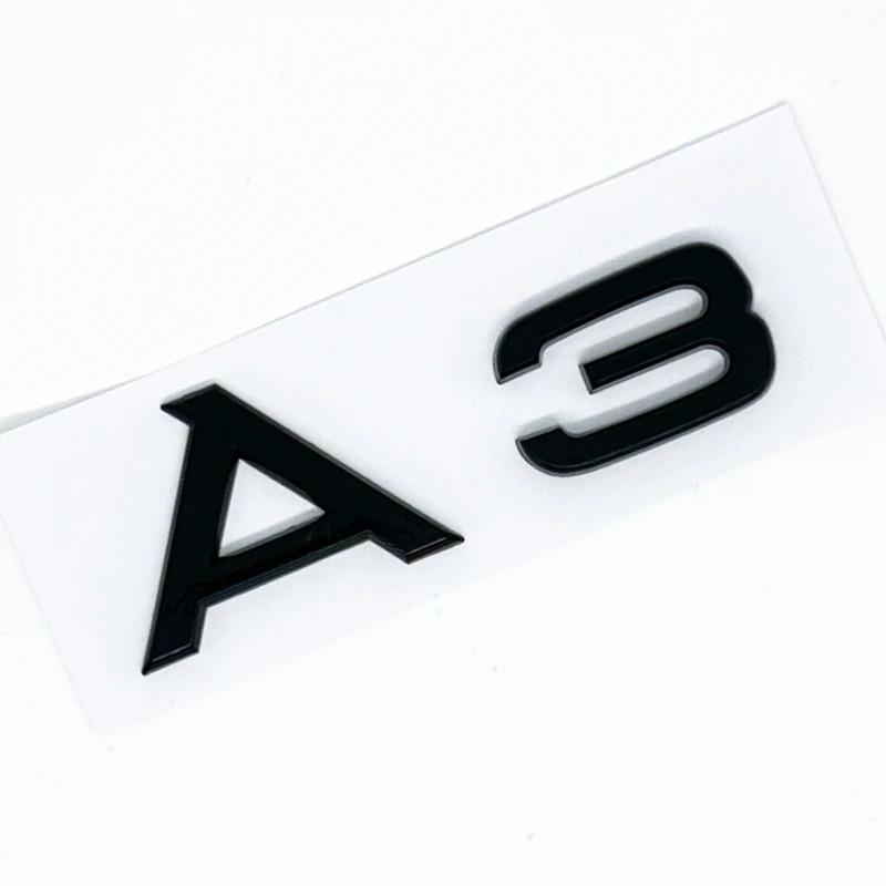 Car Trunk Sticker 3D ABS 2.0 2.5 3.0 4.0 5.0TDI 30 35 40 45 50 55 TFSI TDI For S2 Sline A1 A3 A4 A5 A6 A7 A8 Q2 Q3 Q5 Q7 AX2a8s2