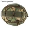 Portable Tactical Helmet Cover Counterweight Bag Pouch Camouflage Green 58-60cm