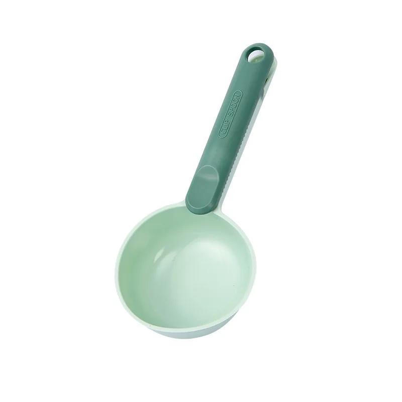 Solid Color Stainless Steel Rice Scoop Universal Non-stick Yellow Copper Coffee Rice Powder Green Storage