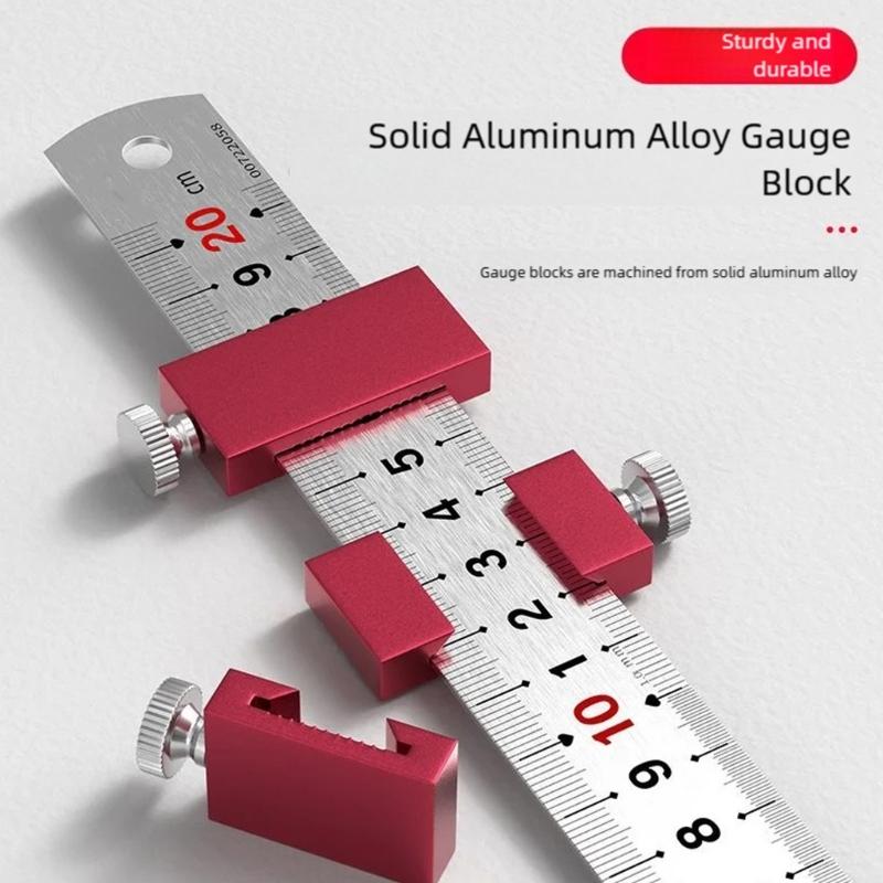 Corrosion Resistant Alloy Measuring Gauges Clamps for Precise Woodworking Metalworking And Laboratory Instrumentation