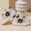 Children's Lightweight Toddler Shoes with Soft Soles and Light-up Leather Sneakers Non-slip Shoes