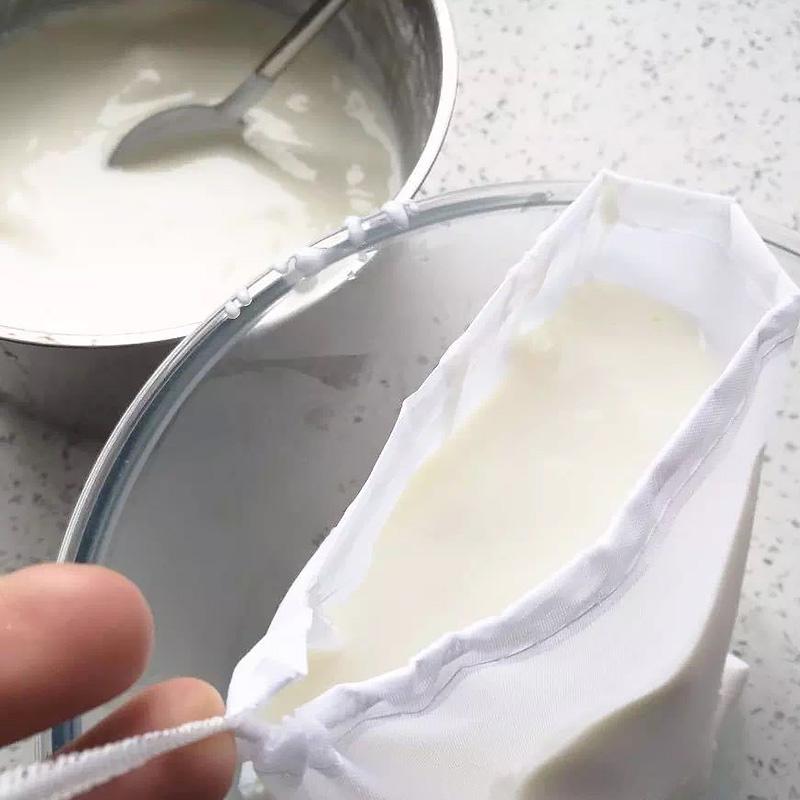 1ks nylonový síťovaný filtrační sáček Sýr Čaj Sítko na mléko Opakovaně použitelný Startér pro vaření kávy Filtr Kuchyňské nářadí Gadgets Cedníky